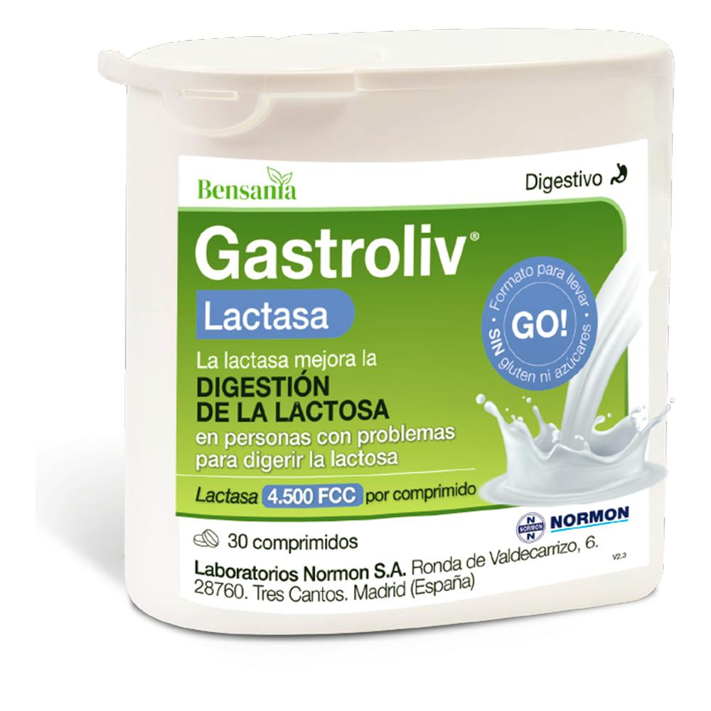 GASTROLIV LACTASA 30 COMPRIMIDOS