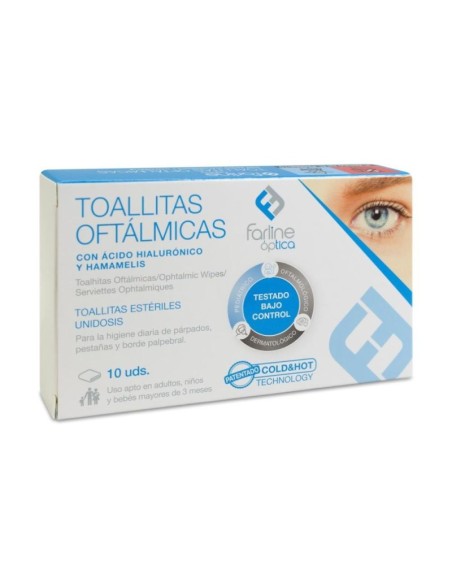 FARLINE TOALLITAS OFTALMICAS AH COLD&HOT
