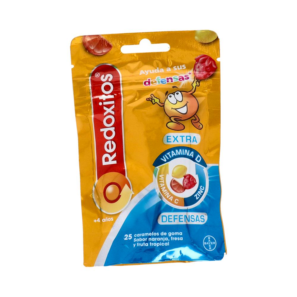 REDOXITOS EXTRA DEFENSAS 25 CARAMELOS GOMA SABOR