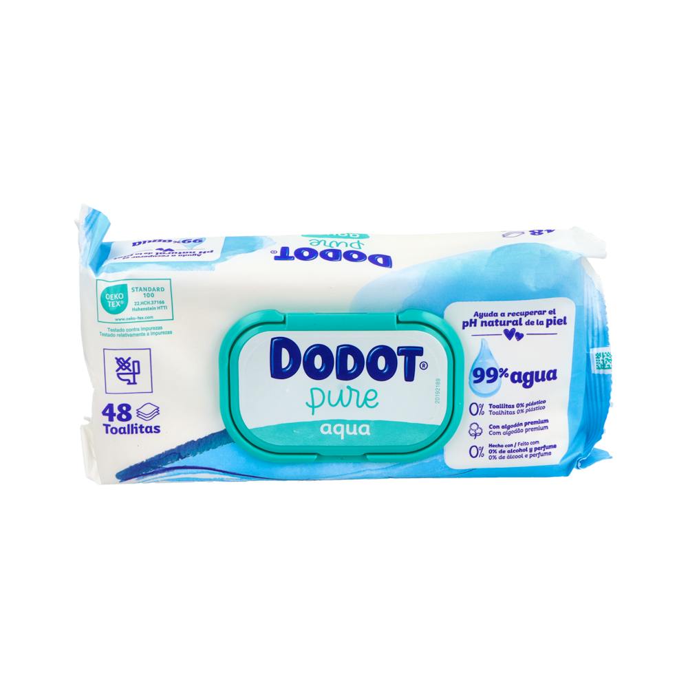 DODOT AQUA PURE TOALLITAS HUMEDAS PARA BEBES 48 U