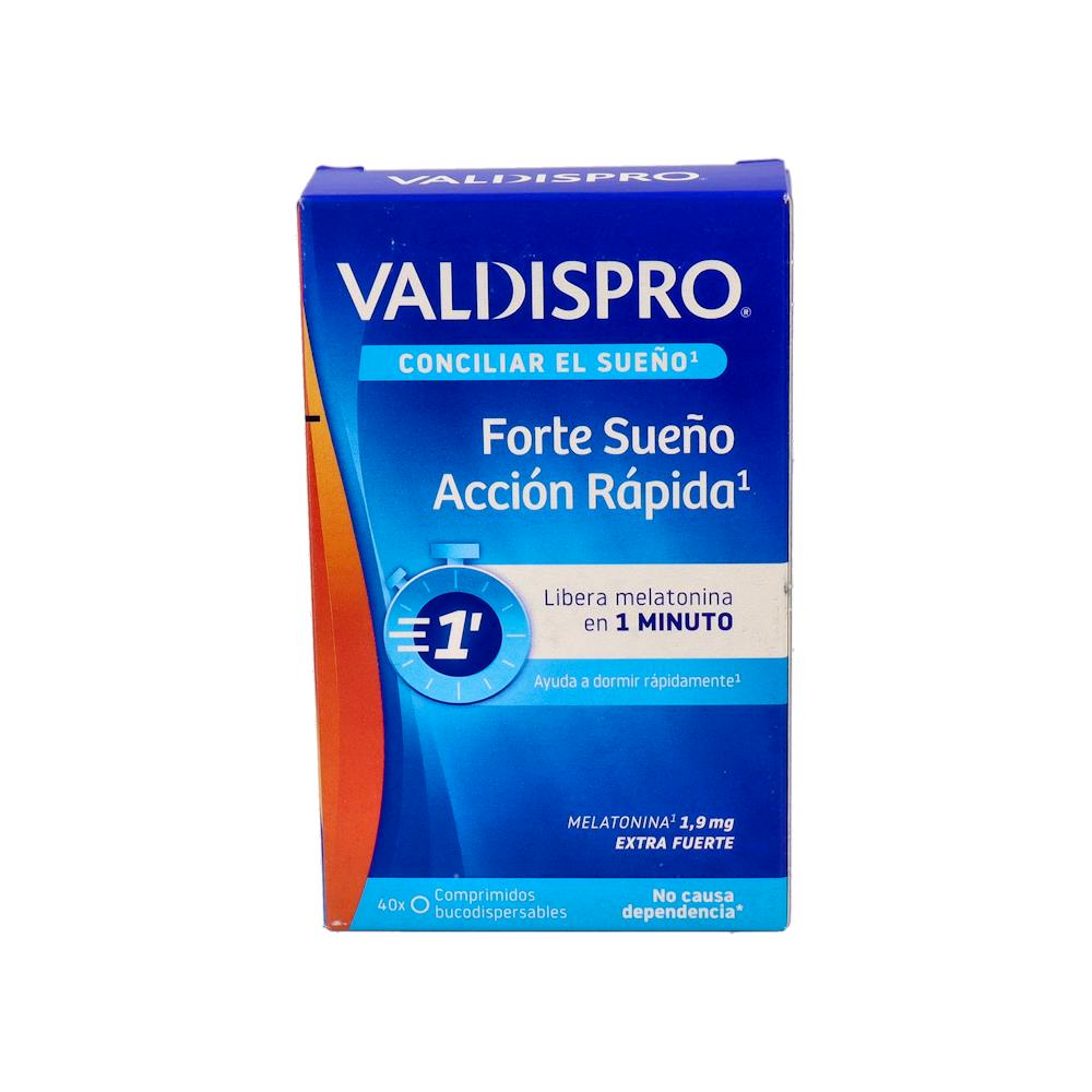 VALDISPRO SUEÑO ACCION RAP (1 MINUTO) BUCODISPERSABLE 40 COMPRIMIDOS MELATONINA 19 (INDUCTOR SUEÑO)