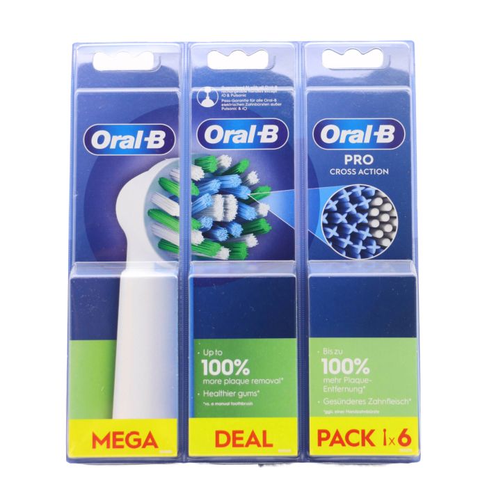 ORAL B CEPILLO DENTAL ELECTRICO RECAMBIO PRO CROSS 2+2+2