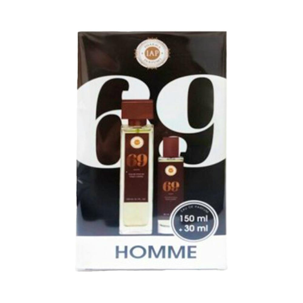 IAP PHARMA EAU DE PARFUM POUR HOMME 1 ENVASE 150 ml + 1 ENVASE 30 ml Nº 69