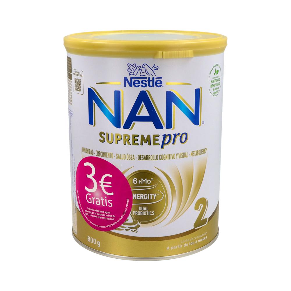 NAN SUPREME PRO 2 1 LATA 800 G PROMOCION