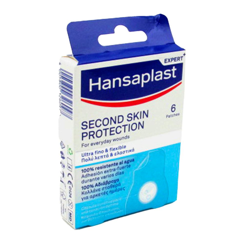 HANSAPLAST SECOND SKIN PROTECTION 6 PARCHES 73 MM X 36 MM
