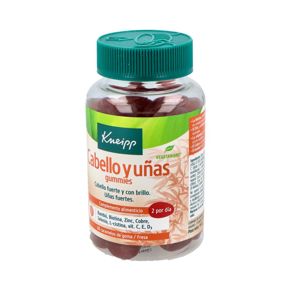 KNEIPP CABELLO Y UÑAS 60 GUMMIES SABOR FRESA