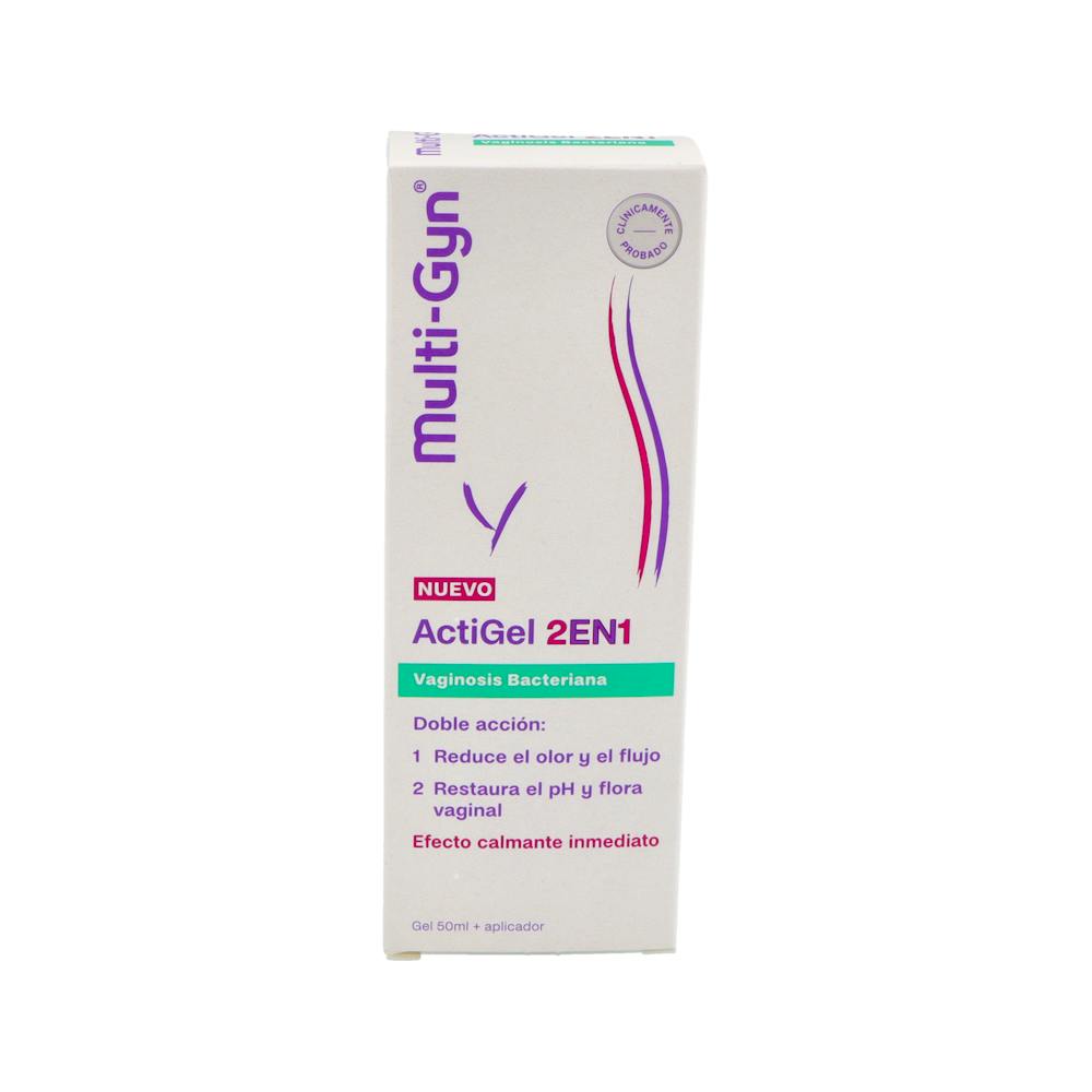 MULTIGYN ACTIGEL 2 EN 1 1 TUBO 50 ML + APLICADOR (PRODUCTO SANITARIOVAGINOSIS)