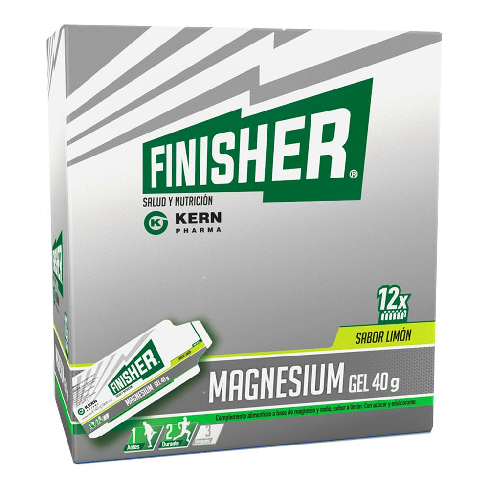 FINISHER MAGNESIUM GEL 1 SOBRES 40 G SABOR LIMON