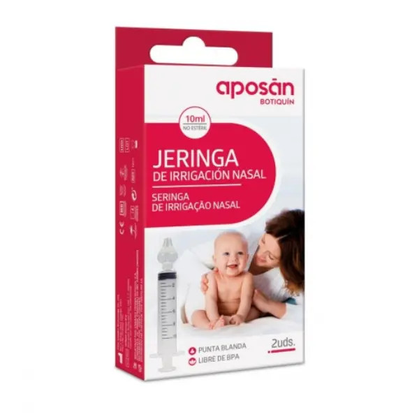 APOSAN BOTIQUIN JERINGA IRRIGADOR NASAL 2 UNIDADES 10 ML