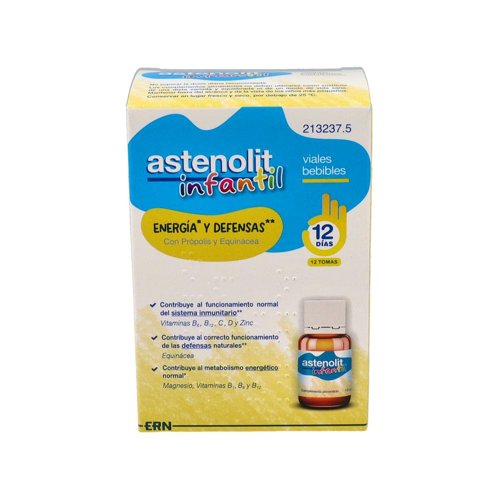 ASTENOLIT INFANTIL 12 VIALES 10 ML