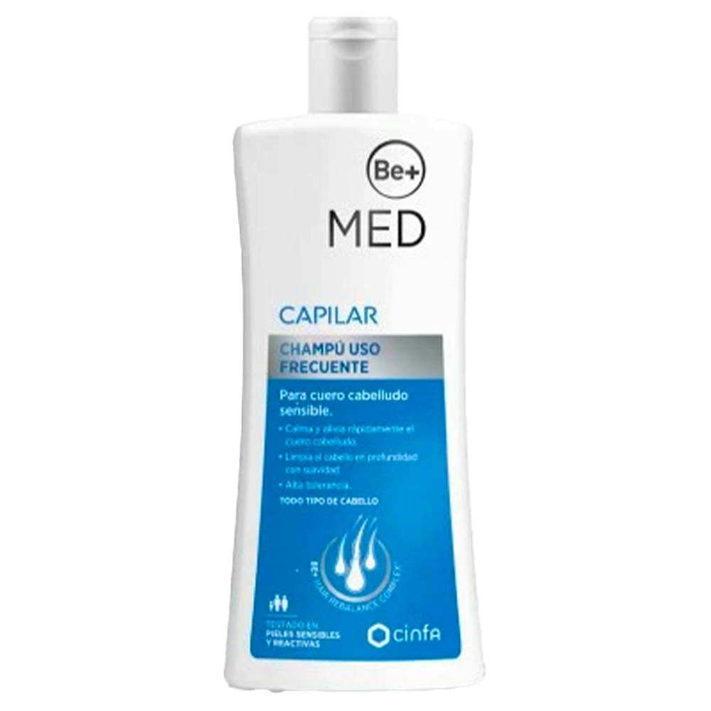 BE+ MED CAPILAR CHAMPU USO FRECUENTE CUERO CABELLUDO 400 ML