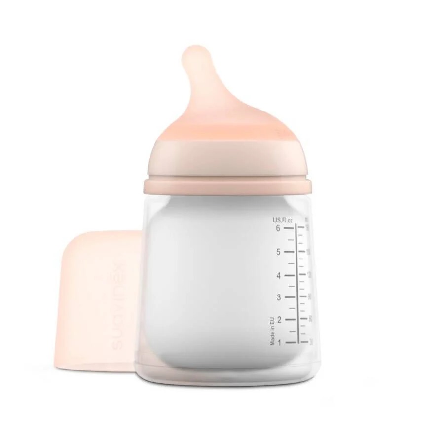 BIBERON ANTICOLICO T SILICONA SUAVINEX + 0 MESES 1 ENVASE 180 ML TALLA S CARAMEL