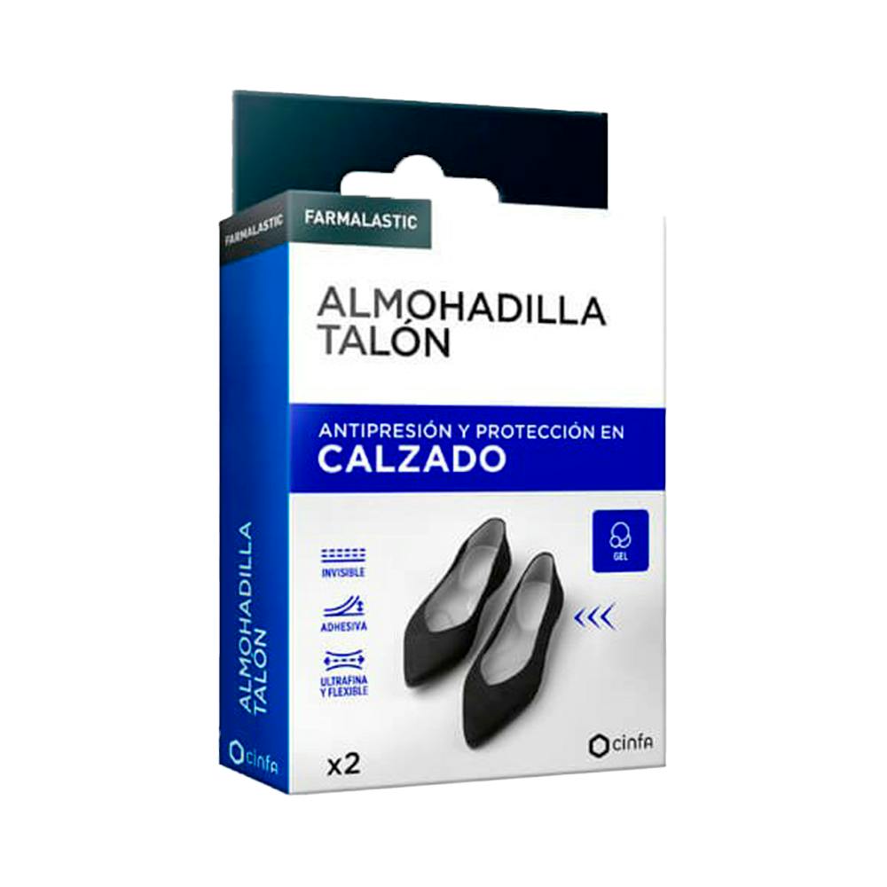 ALMOHADILLA TALON FARMALASTIC 2 UNIDADES TALLA UNICA