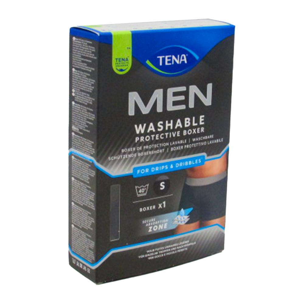 ABSORBENTE LAVABLE TENA MEN BOXER 1 UNIDAD TALLA S COLOR NEGRO
