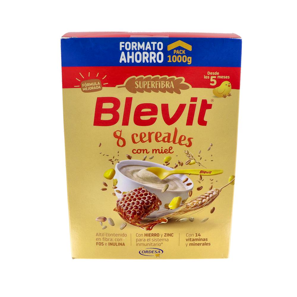 BLEVIT 8 CEREALES CON MIEL SUPERFIBRA FORMATO AHORRO 1 KG