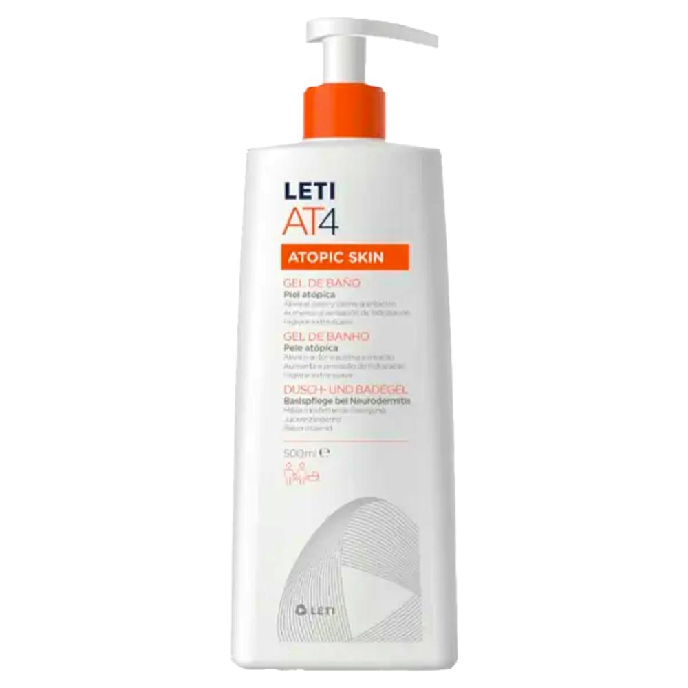 LETI AT4 GEL DE BAÑO 1 LITRO PACK : 500 ML + 500 ML 40%