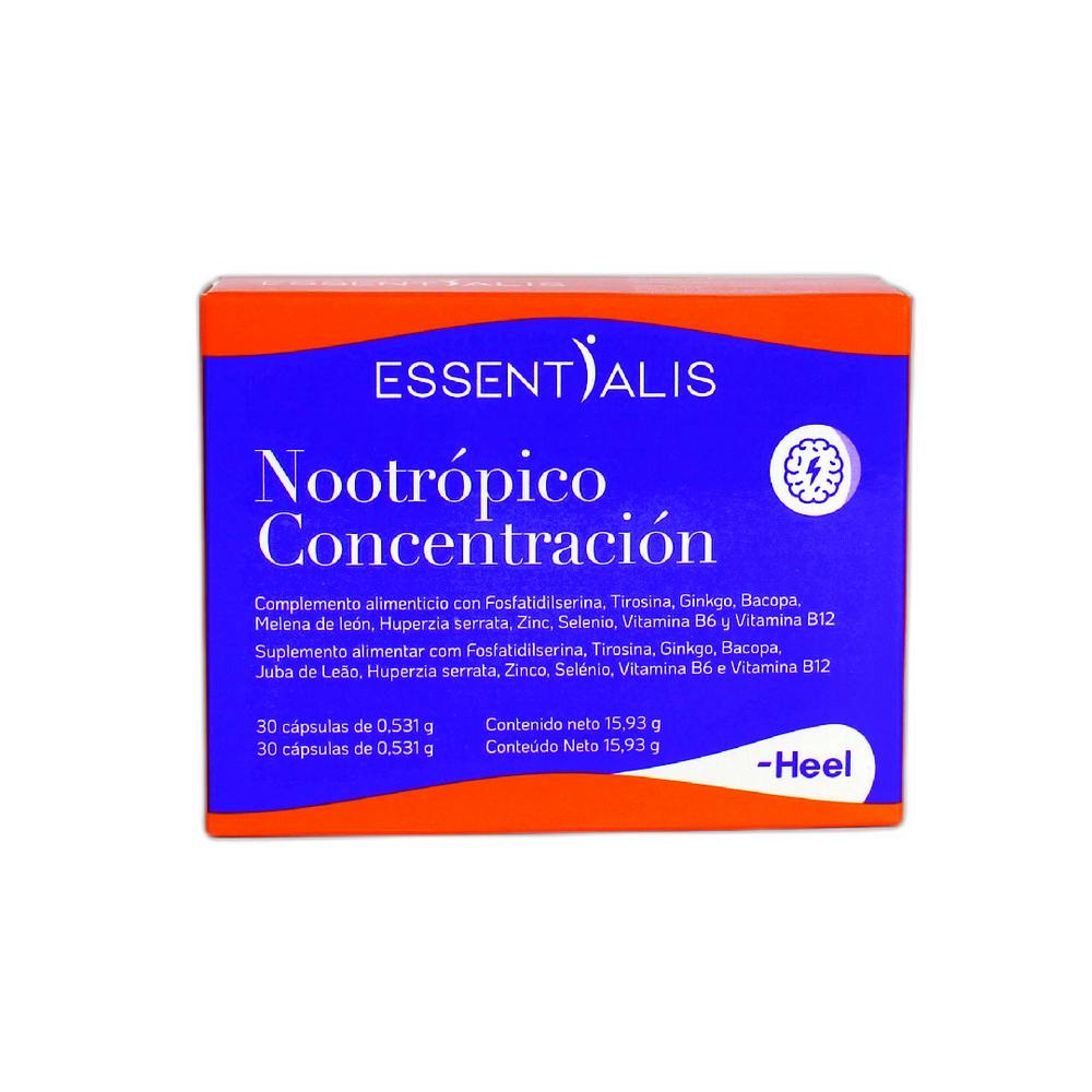 ESSENTIALIS NOOTROPICO CONCENTRACION 30 CAPSULAS