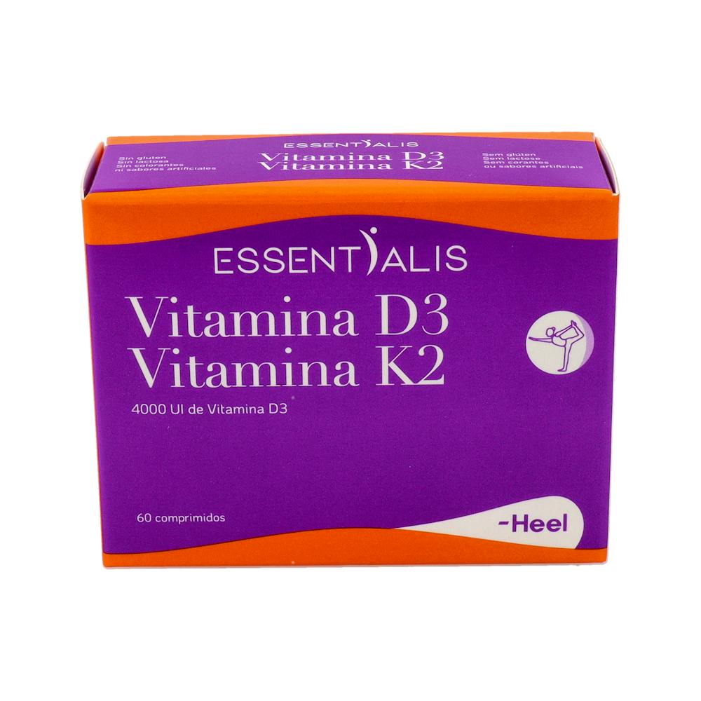 ESSENTIALIS VITAMINA D3 VITAMINA K2 60 COMPRIMIDOS