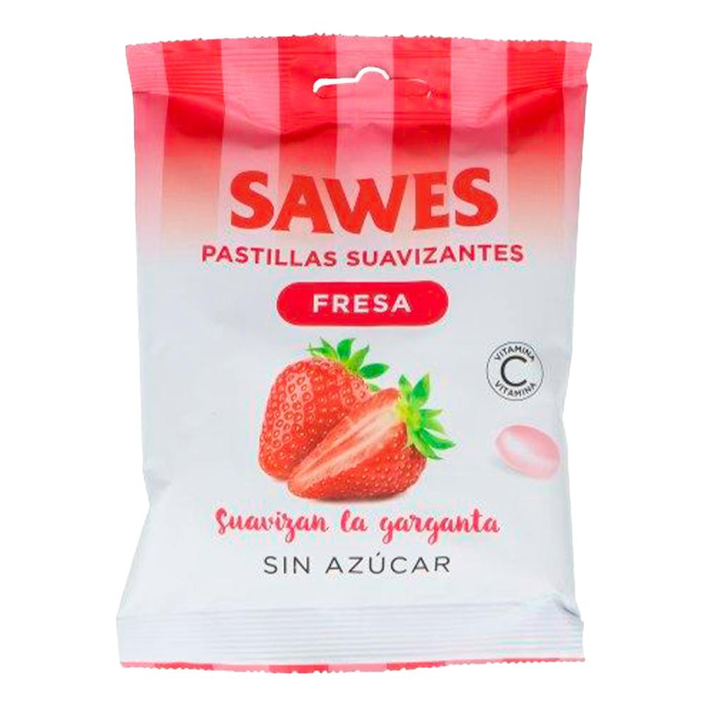 SAWES PASTILLAS SIN AZUCAR SABOR FRESA