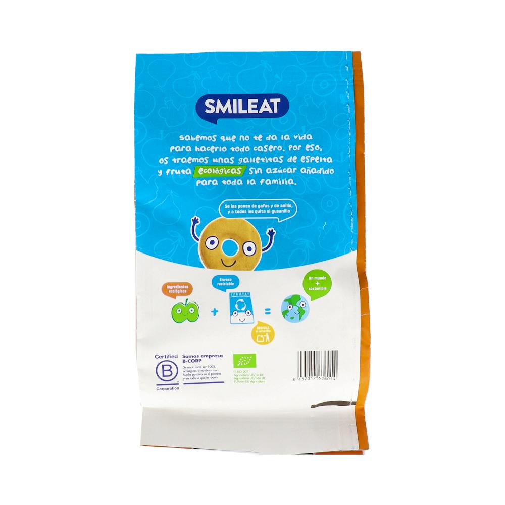 SMILEAT GALLETITA ESPELTA Y FRUTA ECO 1 BOLSA 220 G