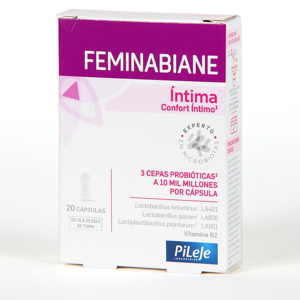 PILEJE FEMINABIANE INTIMA 20 CAPSULAS (CANDIDA+VAGINOSIS)