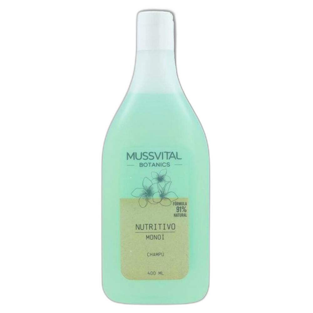 MUSSVITAL BOTANICS CHAMPU MONOI 1 ENVASE 400 ML