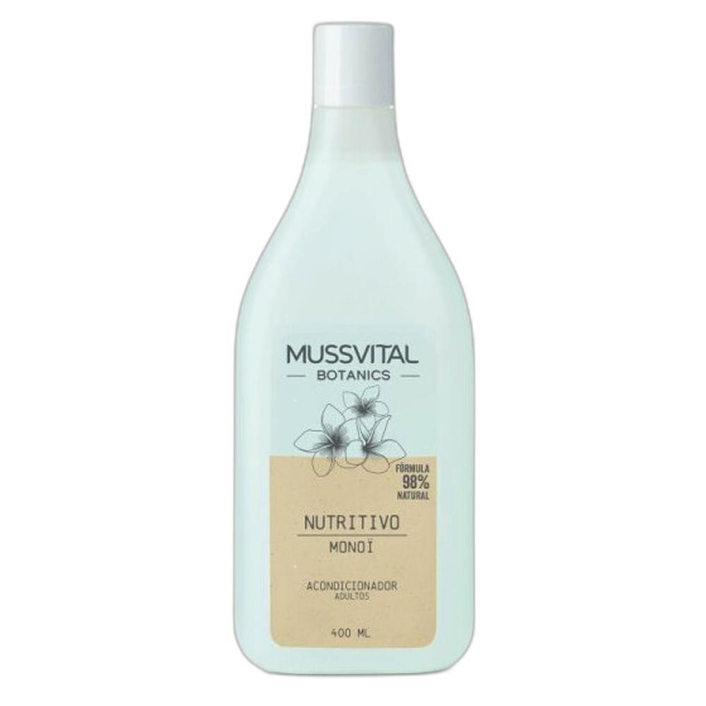 MUSSVITAL BOTANICS ACONDICIONADOR MONOI 1 ENVASE 400 ML