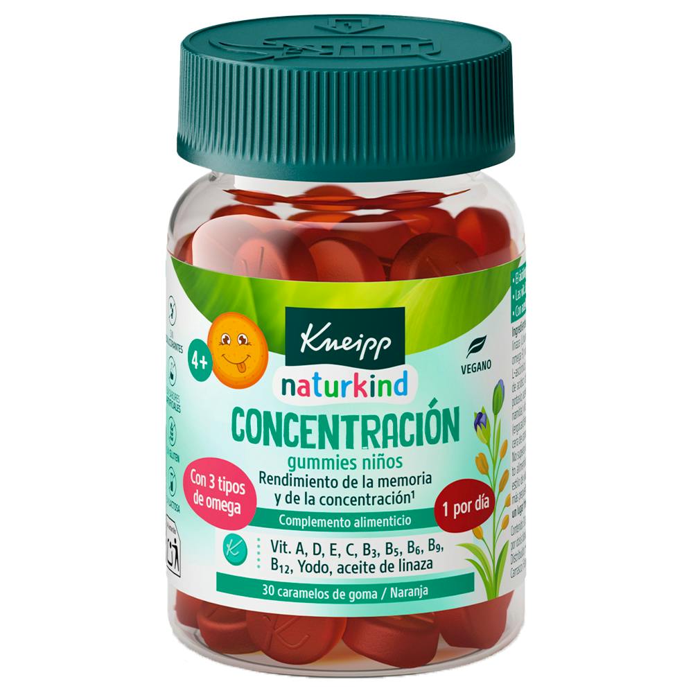 KNEIPP GUMMIES NIÑOS CONCENTRACION 30 CARAMELOS