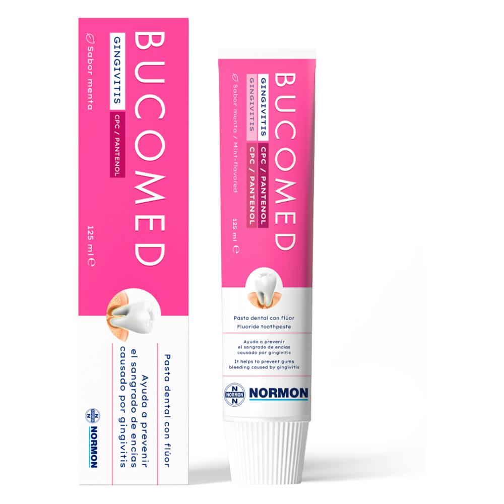 BUCOMED PASTA GINGIVITIS 1 TUBO 125 ml SABOR MENTA