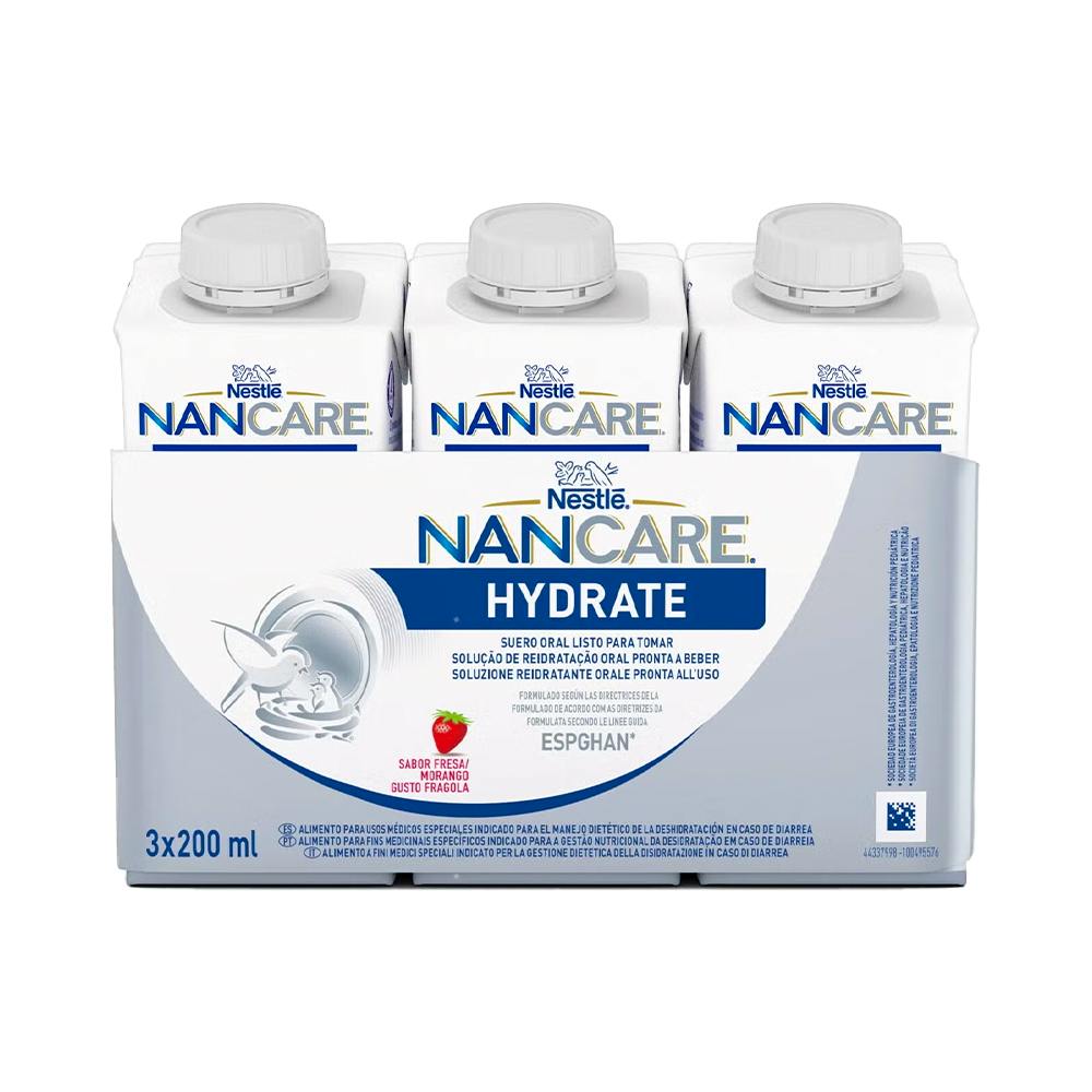 NANCARE HYDRATE LIQUIDO 3 ENVASES 200 ML