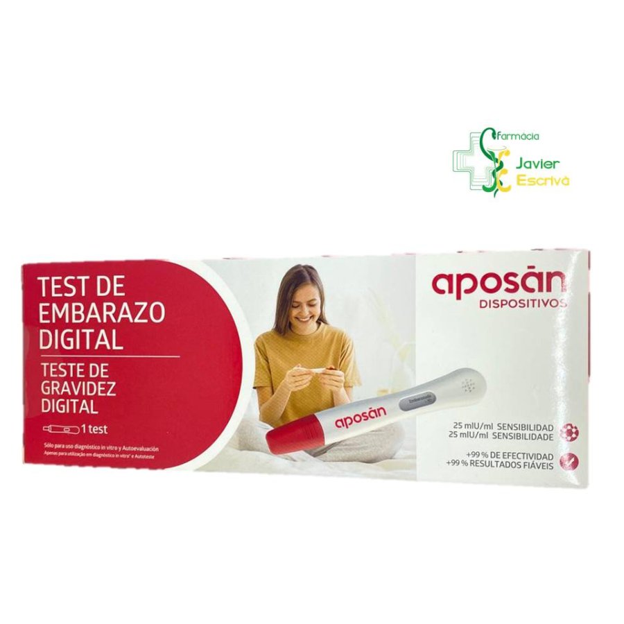TEST DE EMBARAZO DIGITAL APOSAN DISPOSITIVOS 1 U