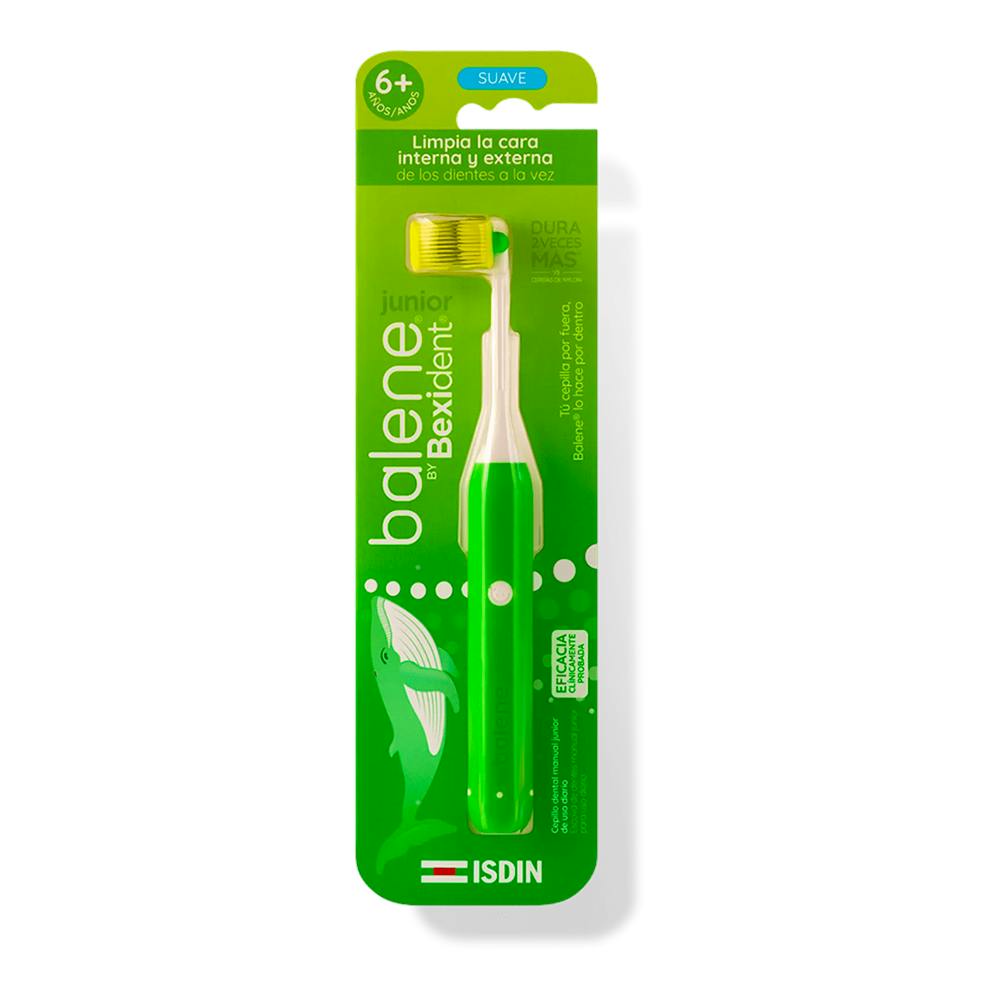 CEPILLO DENTAL JUNIOR BALENE BY BEXIDENT 1 UNIDAD DUREZA SUAVE COLOR VERDE