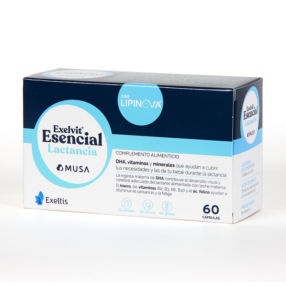 EXELVIT ESENCIAL LACTANCIA 60 CAPSULAS