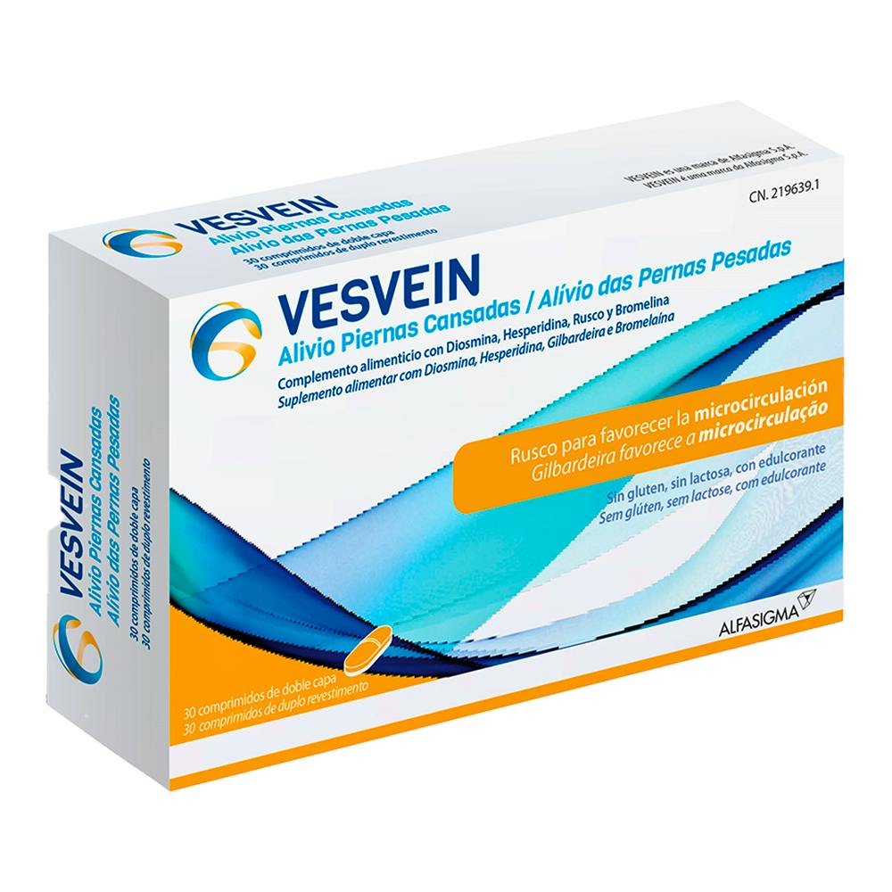VESVEIN ALIVIO PIERNAS CANSADAS 30 COMPRIMIDOS DOBLE CAPA