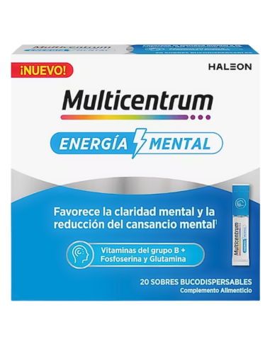 MULTICENTRUM ENERGIA MENTAL 20 SOBRES