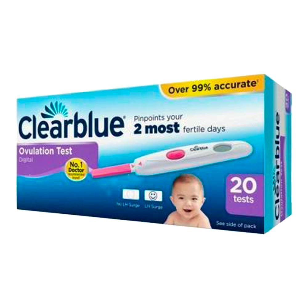 TEST DE OVULACION DIGITAL CLEARBLUE 20 UNIDADES