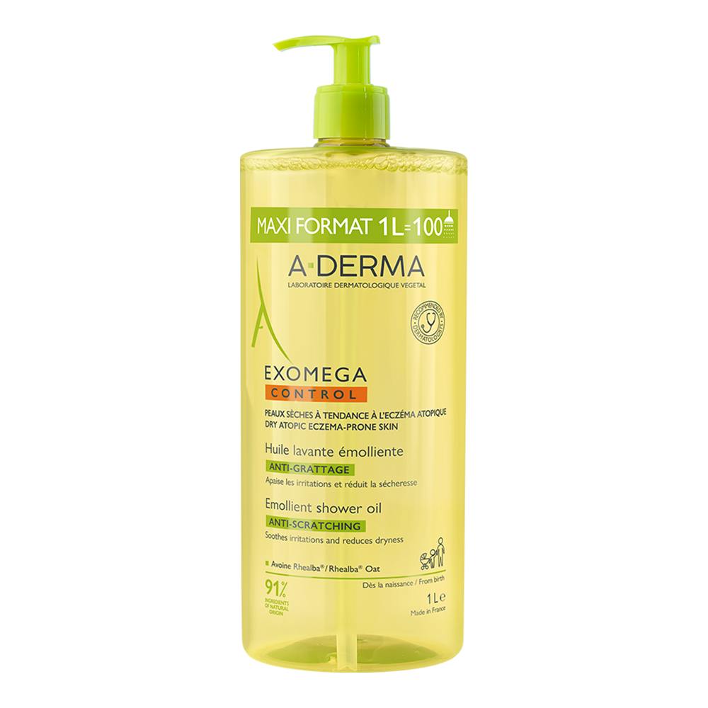 ADERMA EXOMEGA CONTROL ACEITE LIMPIADOR EMOLIENTE 1 ENVASE 1 l