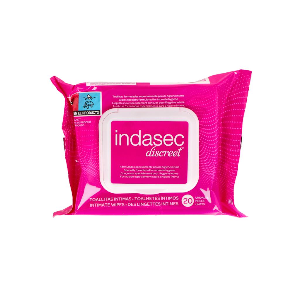 INDASEC TOALLITAS HIGIENE INTIMA 20 UDS