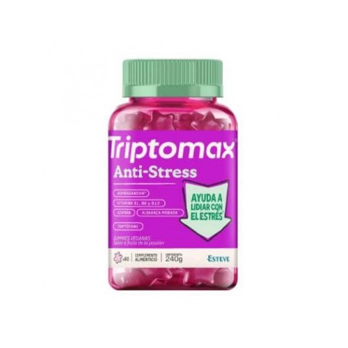 TRIPTOMAX ANTISTRESS 60 GUMMIES SABOR FRUTA DE LA PASION