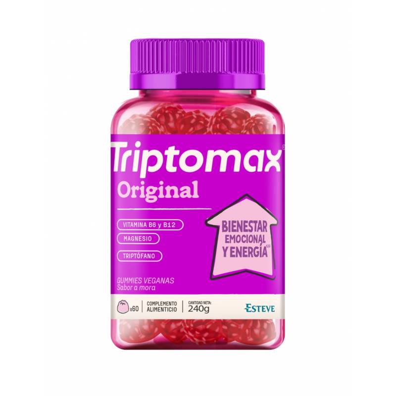 TRIPTOMAX ORIGINAL 60 GUMMIES SABOR MORA