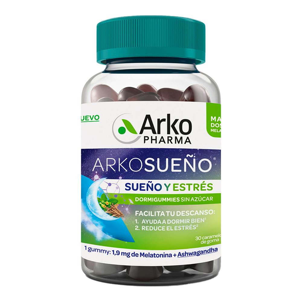 ARKOSUEÑO DORMIGUMMIES SUEÑO Y ESTRES 30 CARAMELOS DE GOMA