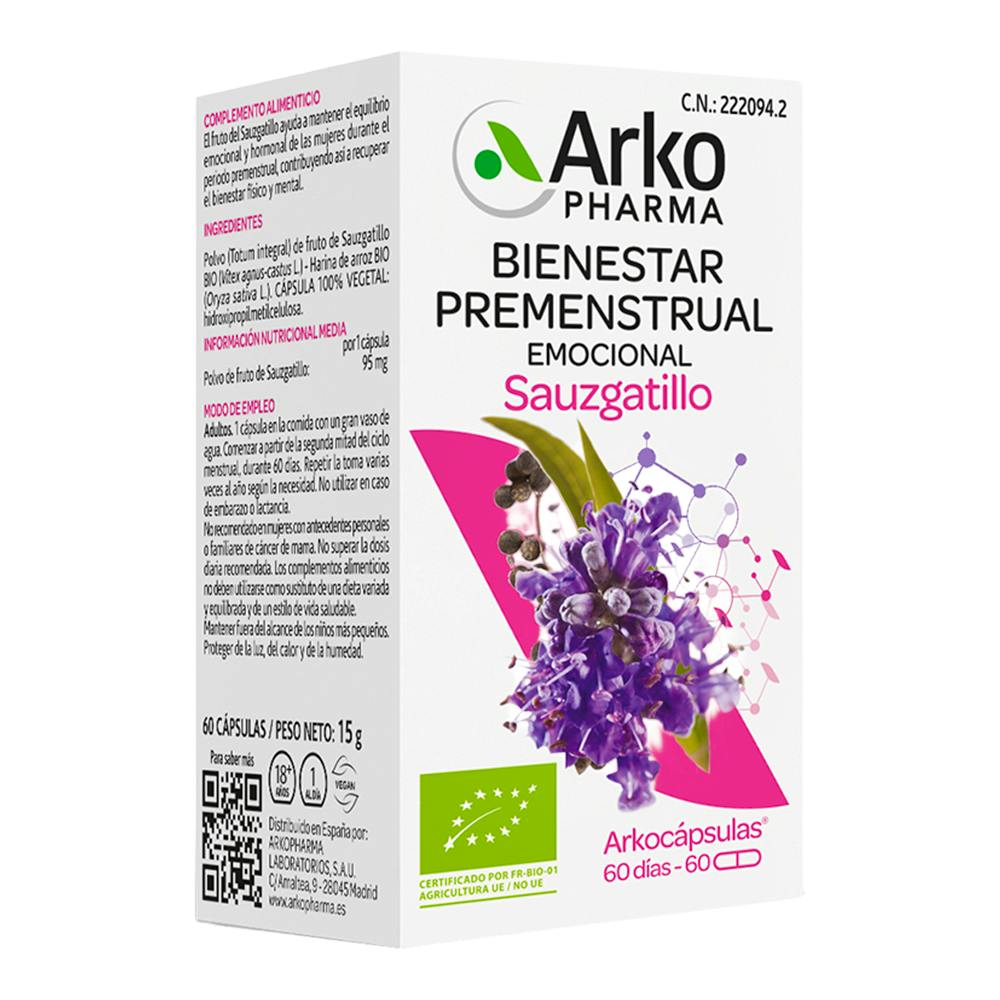 ARKOCAPSULAS SAUZGATILLO BIO 60 CAPSULAS