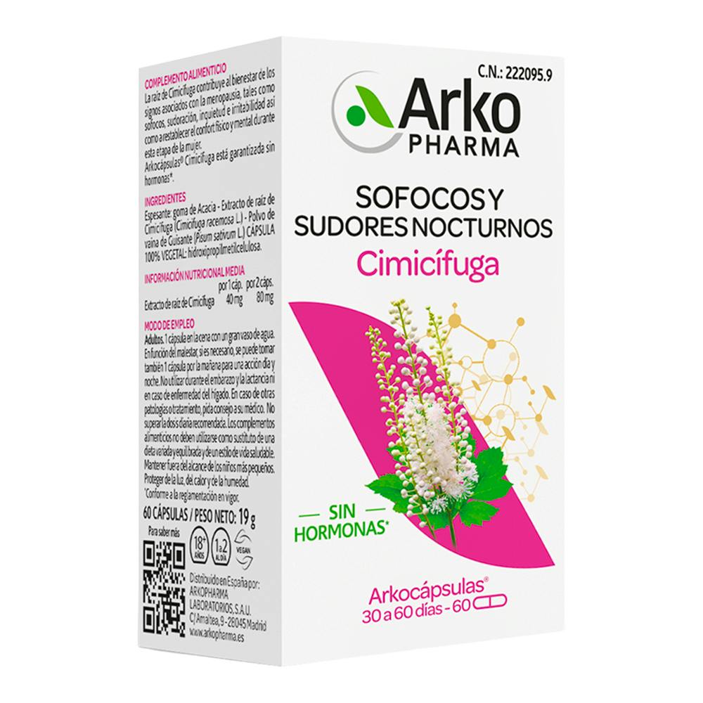 ARKOCAPSULAS CIMICIFUGA 60 CAPSULAS