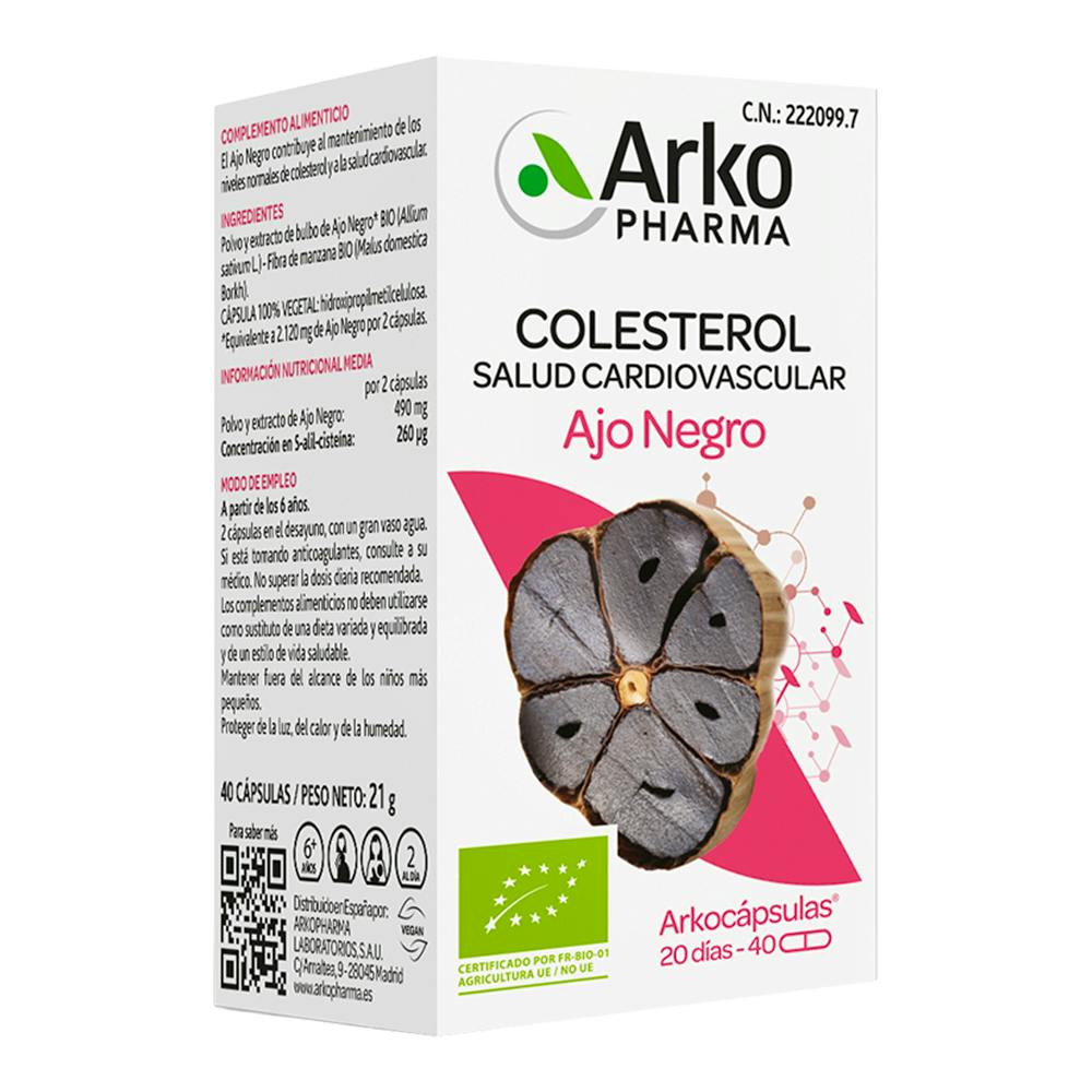 ARKOCAPSULAS AJO NEGRO BIO 40 CAPSULAS