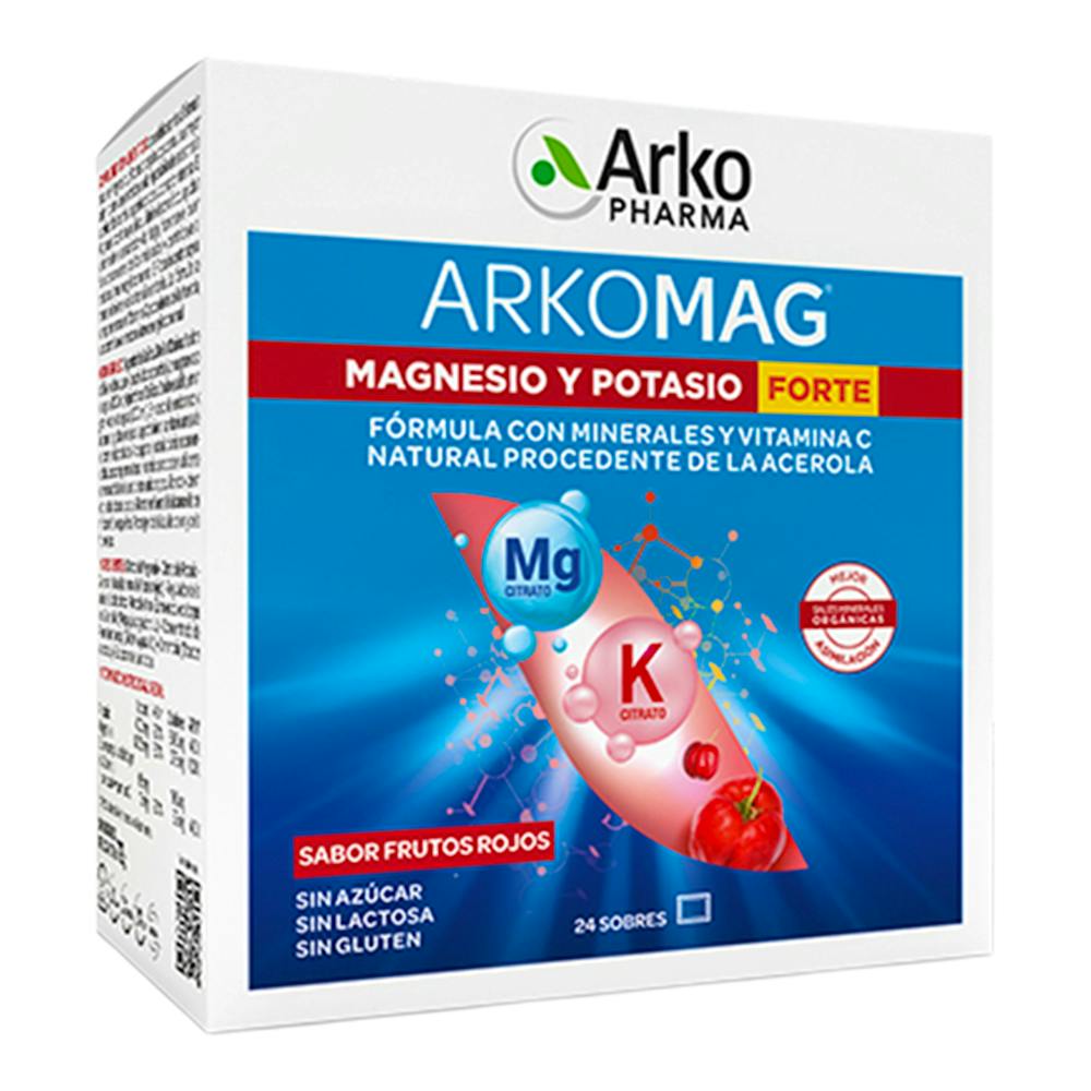 ARKOMAG MAGNESIO Y POTASIO FORTE 24 SOBRES
