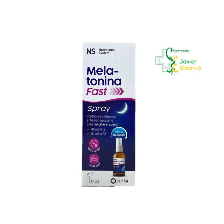 NS MELATONINA FAST SPRAY 1 ENVASE 30 ML