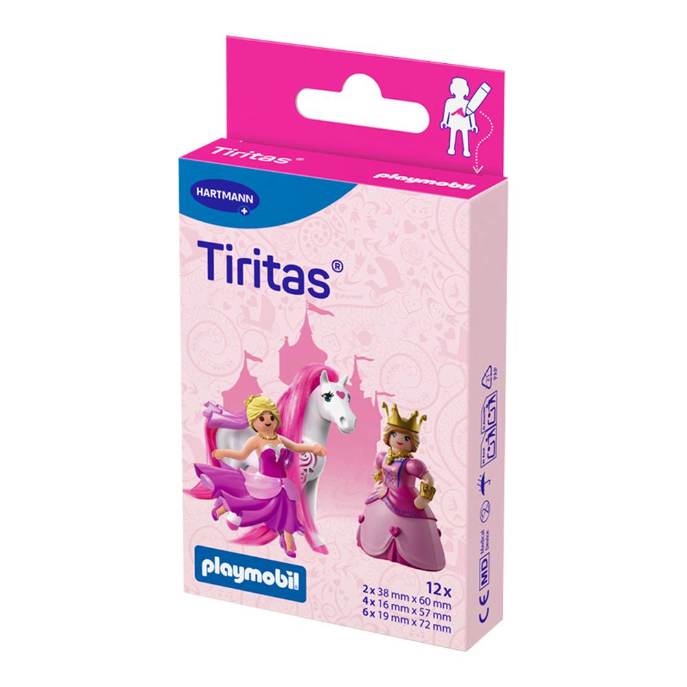 TIRITAS PLAYMOBIL APOSITO ADHESIVO GIRLS 12 UNIDADES 2 (40 MM X 60 MM) + 4 (16 MM X 57 MM) + 6 (19 M