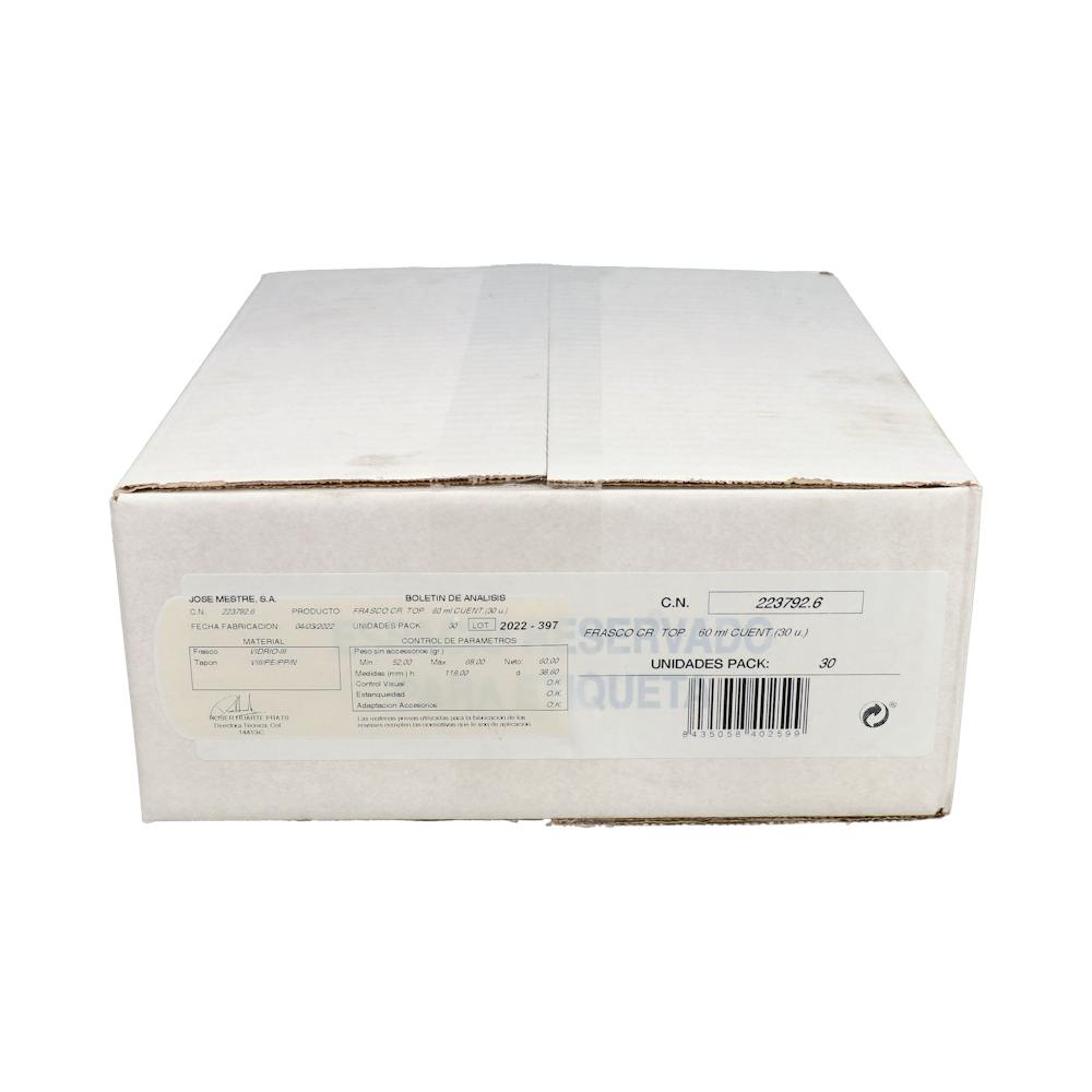 CUENTAGOTAS FRASCO JM 60 ML TOPACIO 30 U