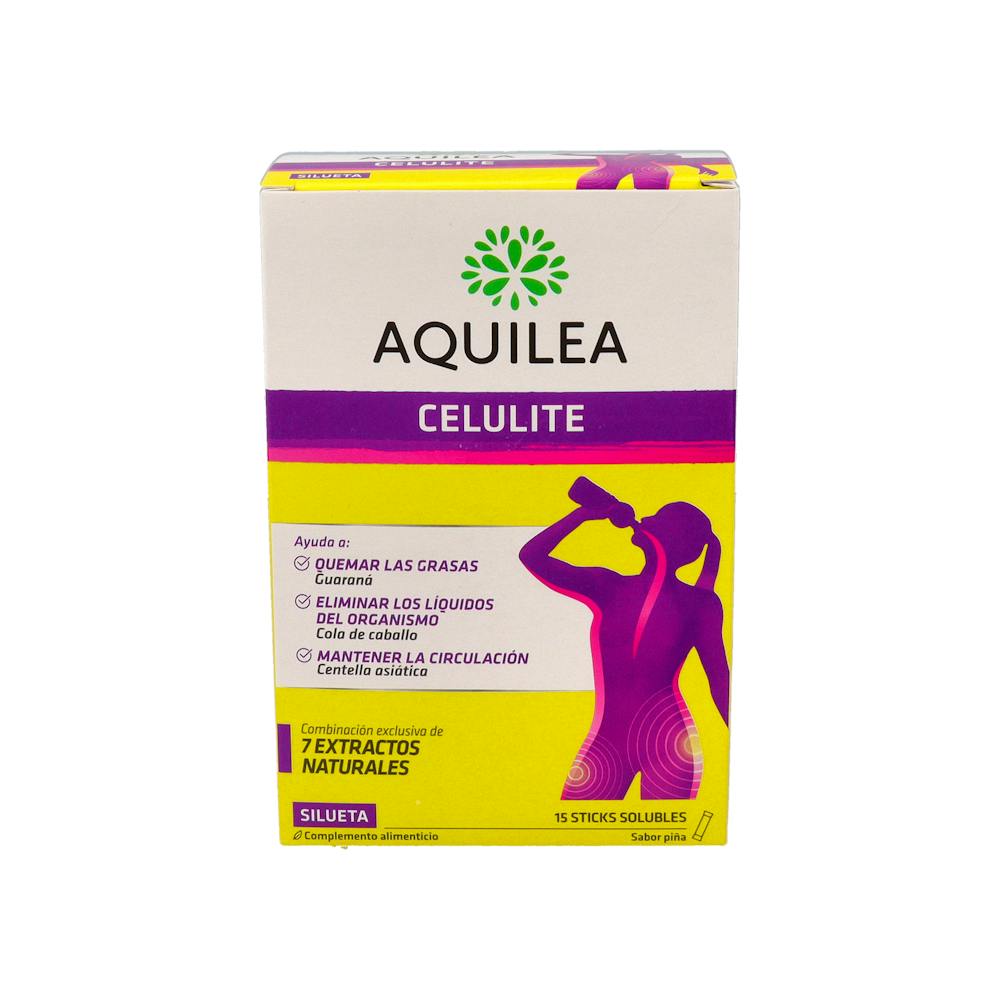 AQUILEA CELULITIS 15 STICKS SABOR PIÑA