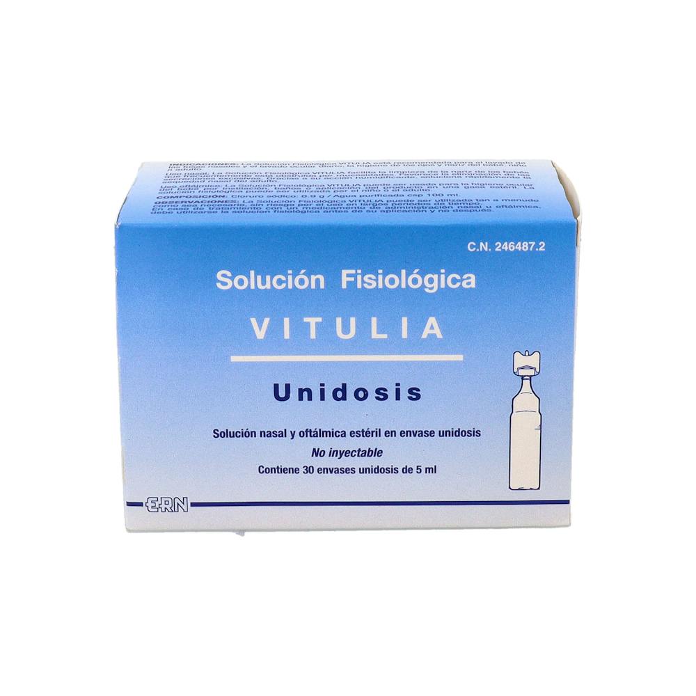 VITULIA SOLUCION FISIOLOGICA 30 UNIDADES 5ML